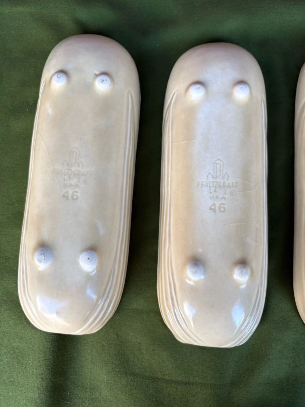 Pfaltzgraff Corn on the Cob Dishes Set of 4 USA Vintage Ceramic